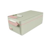 JSGHGDF Fiambrera eléctrica portátil de 1 litro de capacidad, calentadores térmicos de alimentos, calefacción para el trabajo, escuela, camping y uso doméstico, contenedor portátil para calefacción de