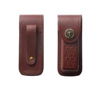 JSGHGDF Funda de piel única para cortador de bolsillo, plegable, bolsa portátil, para herramientas de bolsillo, soporte plegable