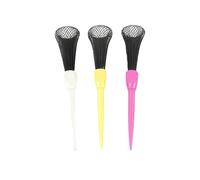 JSGHGDF Juego de 3 camisetas de golf con cabeza de red suave que absorbe los golpes, base estable de altura ajustable para disparos consistentes, altura ajustable