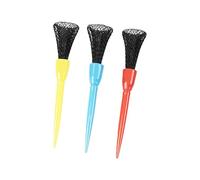 JSGHGDF Juego de 3 camisetas de golf con cabeza de red suave que absorbe los golpes, base estable de altura ajustable para disparos consistentes, altura ajustable