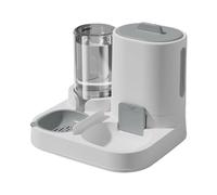 JSGHGDF Juego de cuencos elevados para perros, resistente a fugas, botella de metal desmontable, diseño que ahorra espacio, cuenco elevado a prueba de derrames