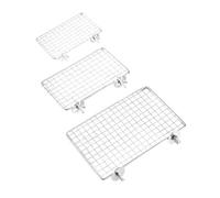JSGHGDF Juego de percha de acero inoxidable con textura para plataforma de salto de pájaros