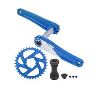 JSGHGDF Juego de platos de precisión de 3 tornillos de fijación directa, plan de corte de estructura de 47,1 mm de ancho, brazos de mango permanente, construcción de aluminio, bielas de aleación de