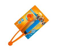 JSGHGDF Juguete flexible para perros para jugar en interiores y exteriores, incluye cuentas de alta elasticidad, pequeño plan plegable que reduce la fatiga del brazo, bola flexible para mascotas