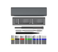 JSGHGDF Kit de herramientas de desmontaje electrónico multifuncional 31 en 1, ideal para entusiastas del bricolaje y técnicos profesionales, destornillador para teléfonos