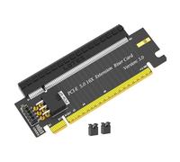 JSGHGDF La tarjeta elevadora PCIe 5.0 X16 convierte la mitad de altura a altura completa con alimentación externa compatible y conectores chapados en oro, elevadores resistentes a altas temperaturas
