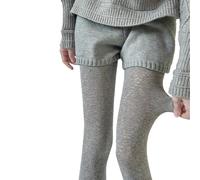 JSGHGDF Leggings de algodón para mujer con patrón de rombos vacíos, cálidos, elásticos, cómodos para varios momentos, medias de moda, Gris Claro, Talla única