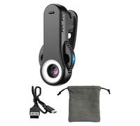 JSGHGDF Lente de microscopio para smartphone 40X 80X 120X con iluminación para inspección detallada de joyas en varios dispositivos, lupa profesional de clip para teléfonos móviles