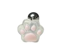 JSGHGDF Lovely Cats Paw Dog - Piercing para lengua de perro, acero de grado aeroespacial, joyería corporal, multicolor, ligero, accesorio de moda, diseño único, pinchos de lengua de animales, 12mm
