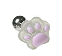 JSGHGDF Lovely Cats Paw Dog - Piercing para lengua de perro, acero de grado aeroespacial, joyería corporal, multicolor, ligero, accesorio de moda, diseño único, pinchos de lengua de animales, 16mm