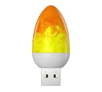JSGHGDF Luz de efecto LED realista alimentada por USB para decoración de festivales, ambientes apasionados en varios entornos, llama parpadeante, luz LED segura para hogares y mascotas