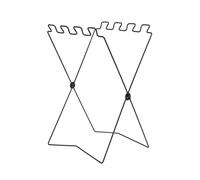 JSGHGDF Marco de bolsa de basura de metal fácil de usar, soporte plegable para campistas y familia, promueve un entorno limpio, accesorios de camping