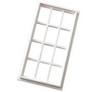 JSGHGDF Marcos en miniatura para ventanas y puertas para modelos de casas de muñecas a escala 1/12 para varios estilos decorativos, suministros creativos de escenas en miniatura
