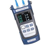 JSGHGDF Medidor de potencia portátil de fibra óptica para pruebas de campo amplios rangos de medición, herramienta de red PON, probador de fibra óptica de alta precisión
