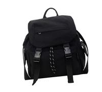 JSGHGDF Mochila de nailon ligera para mujer, mochila escolar, mochila informal para viajes, compras, bolso pequeño, mochila de viaje, Black