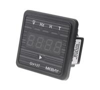 JSGHGDF Panel digital de generador con pantalla LCD de alto brillo, carcasa impermeable, luz baja para monitor eléctrico de frecuencia eléctrica y tiempo de ejecución