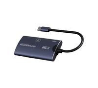 JSGHGDF Plug and Play - Lector de tarjetas USB C, adaptadores OTG para tarjetas TF con un puerto de transferencia rápida de datos de 480 Mbps, aluminio para viajes corporales esenciales C y un lector