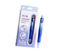 JSGHGDF Portaminas integrado sacapuntas borrador agarre ergonómico escritura automática con caja de recambios de 2 mm para niños automático