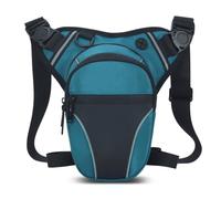 JSGHGDF Riñonera impermeable para senderismo, para hombre y mujer, para motocicleta, bicicleta, ciclismo, múltiples bolsillos, Verde