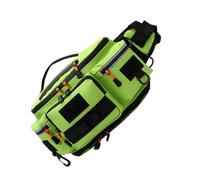 JSGHGDF Riñonera multifunción para pesca al aire libre, bolsa de almacenamiento de aparejos, resistente al agua, un solo hombro, cinturón de señuelo con múltiples bolsillos