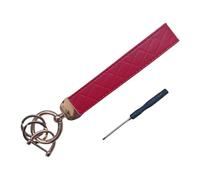 JSGHGDF Soporte de código que resalta el plan de clip de liberación rápida y correa modificable para llevar rudimentos, soporte de código de gancho redondo, Rojo dorado, Talla única