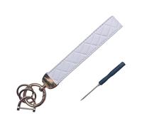 JSGHGDF Soporte de código que resalta el plan de clip de liberación rápida y correa modificable para llevar rudimentos, soporte de código de gancho redondo, Blanco dorado, Talla única