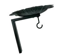 JSGHGDF Soporte de exhibición de pájaros, gancho de bandeja de metal, percha | Metal montado en la pared, jardín, patio, terraza, esquina de visión, área de percha