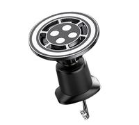 JSGHGDF Soporte giratorio de 360 grados para ventilación de vehículo, soporte para teléfono N52, imanes de construcción, mejora la estabilidad durante la conducción, soporte de ventilación horizontal