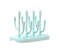 JSGHGDF Soporte para secar biberones de Aire, Blue | Estante organizador de encimera de PP para preparación de cocina, almacenamiento de ramas, uso del cuidador