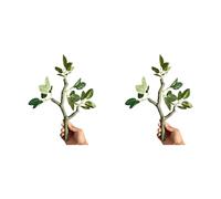 JSGHGDF Vid artificial de escalada para mascotas, reptiles, terrarios, accesorios de paisaje, rama de resina para decoración de peceras, decoración de acuarios, 2 unidades