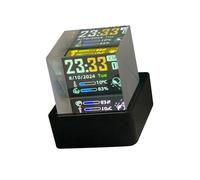 JSGHGDF WiFi Smarts Reloj Estaciones meteorológicas Regalo Digital Animaciones Imágenes Electrónicas Álbum Reproductor Escritorio Relojes Escritorio