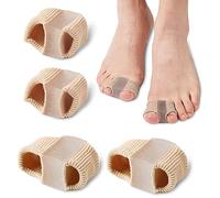 JSHshield Juanetes Corrector Dedo Gordo Camilla y Alisador Martillo Dedo Del pie Separador de Gel Esparcidor Correcto Dedos Torcidos Fibra Suave Juanete Alivio 2 Pares L