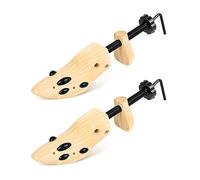 JSHshield Moldeador de Zapatos de Madera para Estirar, Par de Hormas de Cedro Profesionales de Primera Calidad para Hombres, Ensanchador y Expansor de Zapatos Ajustables para Mujeres