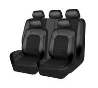 JsjjQf 9 Piezas Coche Juegos de Cubreasientos para Nissan Pathfinder,Funda Asiento CojíN Protectores Cómodo Transpirable Interior Accesorios,Black