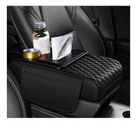 JsjjQf Cojín de Reposabrazos de Coche para Alfa Romeo Alfetta Giulia Giulietta Mito Spider Stelvio,Funda para Reposabrazos de Consola Central Consola Central Apoyabrazos Protección,Black