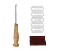 JSKWIKE Cuchillo para Pan con 5 Cuchillas Masa Cuchillo Herramienta de Corte de Pan Cuchillo de Panadero de Afeitar para Pan Masa Hornear Cocina Bricolaje Acero Inoxidable de Corte de Pan