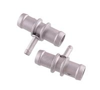 JSLER 2 uds 3/4 ''5/16'' 3/4 ''Plata 20mm-8mm-20mm Manguera de Calentador en T Conector Reductor de refrigerante Conector de Agua Universal Nuevo