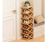 JSLJJBD Zapatero Vertical Estrecho Plegable Portátil Sapateira Hall Entrada Zapatero Independiente para Pasillos In InstalacióN Pisos del 5 al 10 Shoe Cabinet Original Color 7F