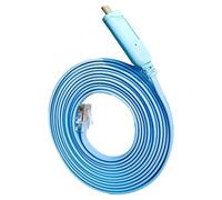 JSM FITNESS Cable de consola 300 cm USB-C a RJ-45 para Cisco, HP, Fortigate, Routers y Switches - Thunderbolt Console cable compatible with MacBook, longitud de 3m, funciona con Linux, Windows, MacOS