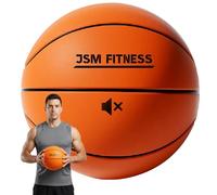 JSM FITNESS Pelota Baloncesto Silenciosa Tamaño 7 - 24cm Silent Basketball de Espuma de Alta Densidad - Balón Airless para Entrenamiento Interior - Pelota Baloncesto Muda para Niños y Adultos
