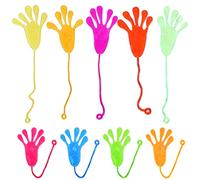 JSMTKJ 50 Piezas Manos Locas Pegajosas, Manos Pegajosas Juguete, Relleno Piñatas de Cumpleaños Infantil, Especial fiestas y celebraciones sorpresa Regalo