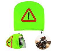 JSMTKJ Casco Moto Triangulo De Advertencia TriáNgulo De Advertencia para Motocicleta Bolsa Triangular De Advertencia para Casco De Motocicleta para Casco de Motocicleta Triángulo de Avería