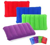 JSMTKJ Cojines inflables 4X Almohadas Inflables de Viaje para Acampar Almohada de Viaje Inflable Hinchables Cojín de Aire para Acampada, Senderismo, Auto