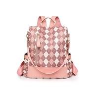 JSNOM Mochila Mujer Bolso Antirrobo: Mochilas Elegante Pequeña Impermeable Daypack para Deportiva Escuela Universidad Escuela Compras Trabajo Deporte Casual (Rosa)