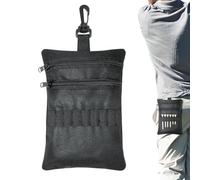 Jsnwernb - Bolsa para accesorios de golf, 20 x 14 cm, multicapa, gran capacidad, cierre - Porta bolsa para accesorios de golf, para adultos, familia, profesionales, entusiastas,