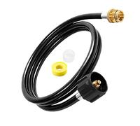 Jsnwernb Manguera de Gas Propano | Manguera De Propano para Autocaravanas | Conectores de 1.8 m para Tanque Partes para Calentador de Patio Jardín Quemador Antorcha Estufa de Camping Parrillas