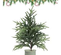 Jsnwernb Ramas de pino artificiales - Púas de vegetación artificial con luz LED, tallos de pino sintético para manualidades, guirnalda, para interiores y exteriores, porches, puerta delantera, sala de