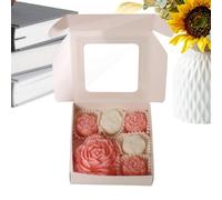 Jsnwernb Velas perfumadas para el hogar, 6 unidades de de soja, peonía, rosa, juego de velas perfumadas de larga duración, para decoración de mesa, para mujeres, madre, hermana, novia, cumpleaños