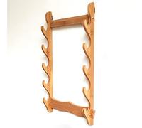 JSNZMTSBD Soporte de Espada,Espada Titular Montaje en Pared Espada Samurai Espada para Katana Wakizashi Soporte de exhibición- 5 Layers of Bamboo