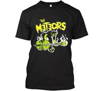 JSONBS ! Popular! The Meteors English Vintage Graphic Art Logo T-ShirtBlackXL